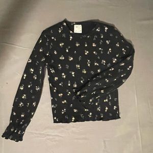 Zara Ribbed T-shirt Fo Girls